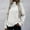 White, variant on Lilgiuy Fall Fashion Women Casual Comfortable Long Sleeve Turtleneck Sweater for Tennis Golf