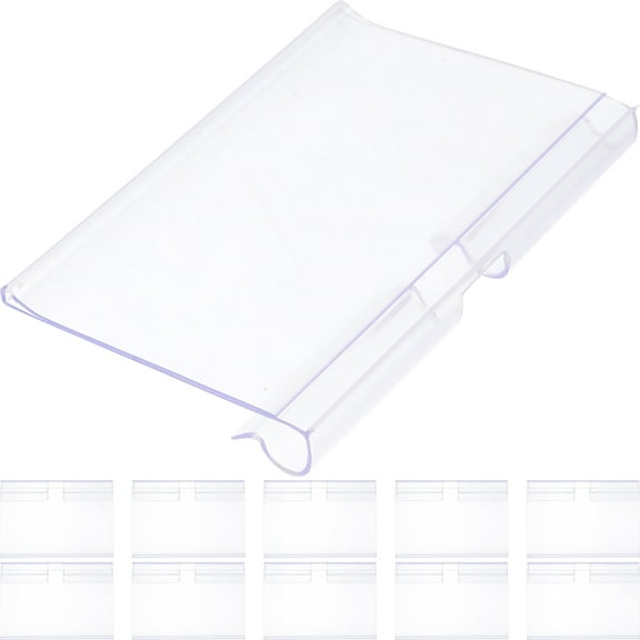 SWETRACE 50Pcs Plastic Basket Labels Clip for Shelves in Retail and Business Environments