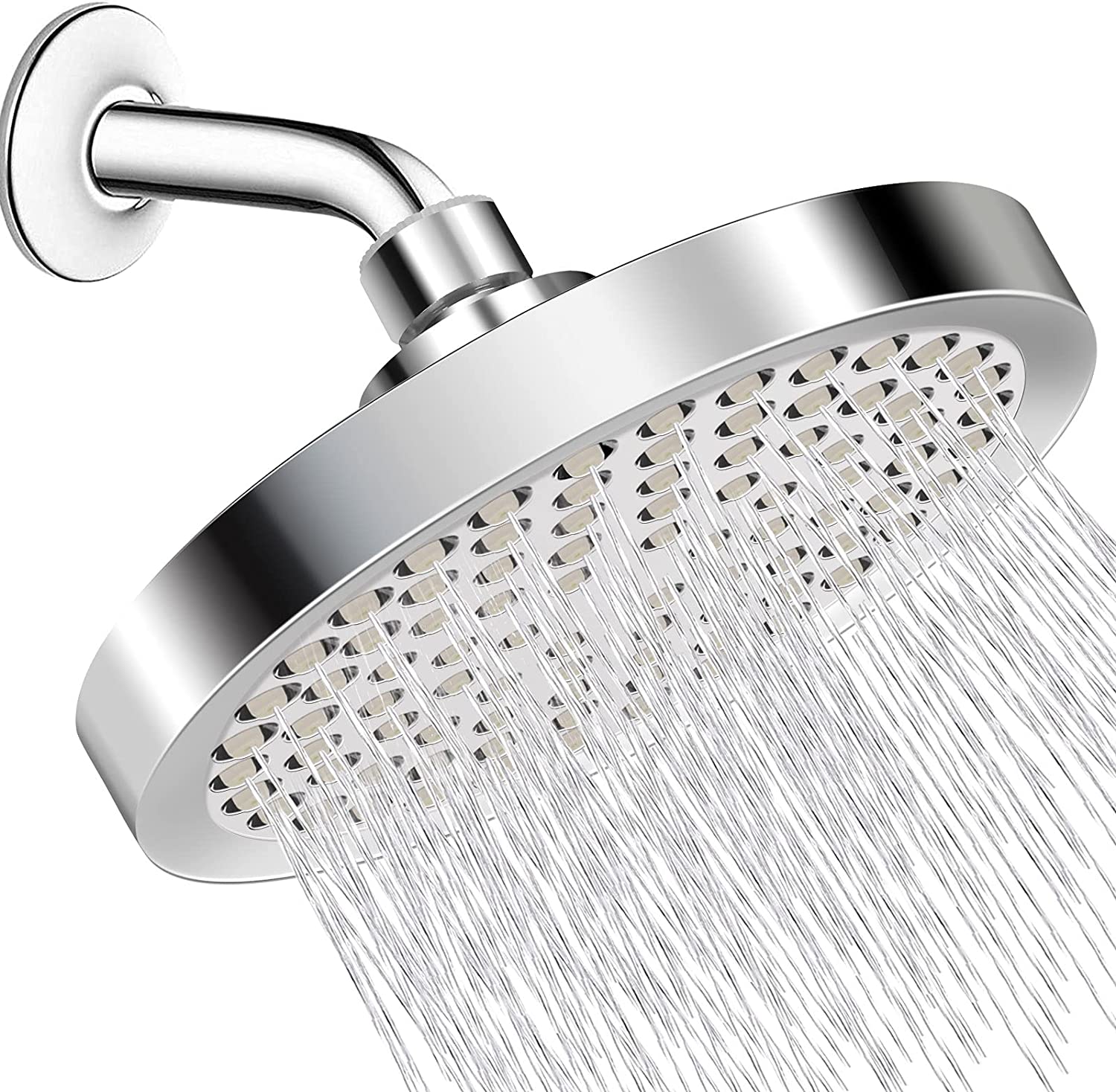 Shower Head6 Inch Luxury Rain Shower Head ChromePlat Exterior Easy