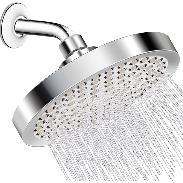 Shower Head6 Inch Luxury Rain Shower Head ChromePlat Exterior Easy