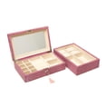 thumbnail image 4 of Aiden Stackable Jewelry Box - Set of 2 (Pink), 4 of 4