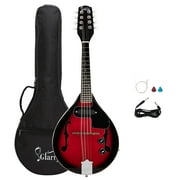 TOYUSON a Style 8-String Acoustic Electric Mandolin Double Red