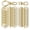 Gold color, variant on 60PCS Metal Swivels Snap Hooks and Key Rings Multipurpose Keychains Clasps