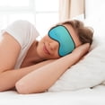 thumbnail image 7 of Uemuo Teal Turquoise Pattern Sleep Eye Mask - Light Blocking Sleep Mask Blocking Out Light Perfectly, Soft and Comfortable Night Eye Mask, Eye Blinder, 7 of 7