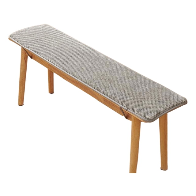 Inteprter Cojín para banco de exterior, cojines de asiento lavables antideslizantes de 30x80cm para muebles de jardín, banco de jardín Decoración del hogar D 30*80cm
