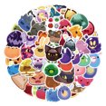 thumbnail image 2 of Popular!Maojin Pegatinas de gatos Pegatinas decorativas para equipaje de cuaderno, 2 of 6
