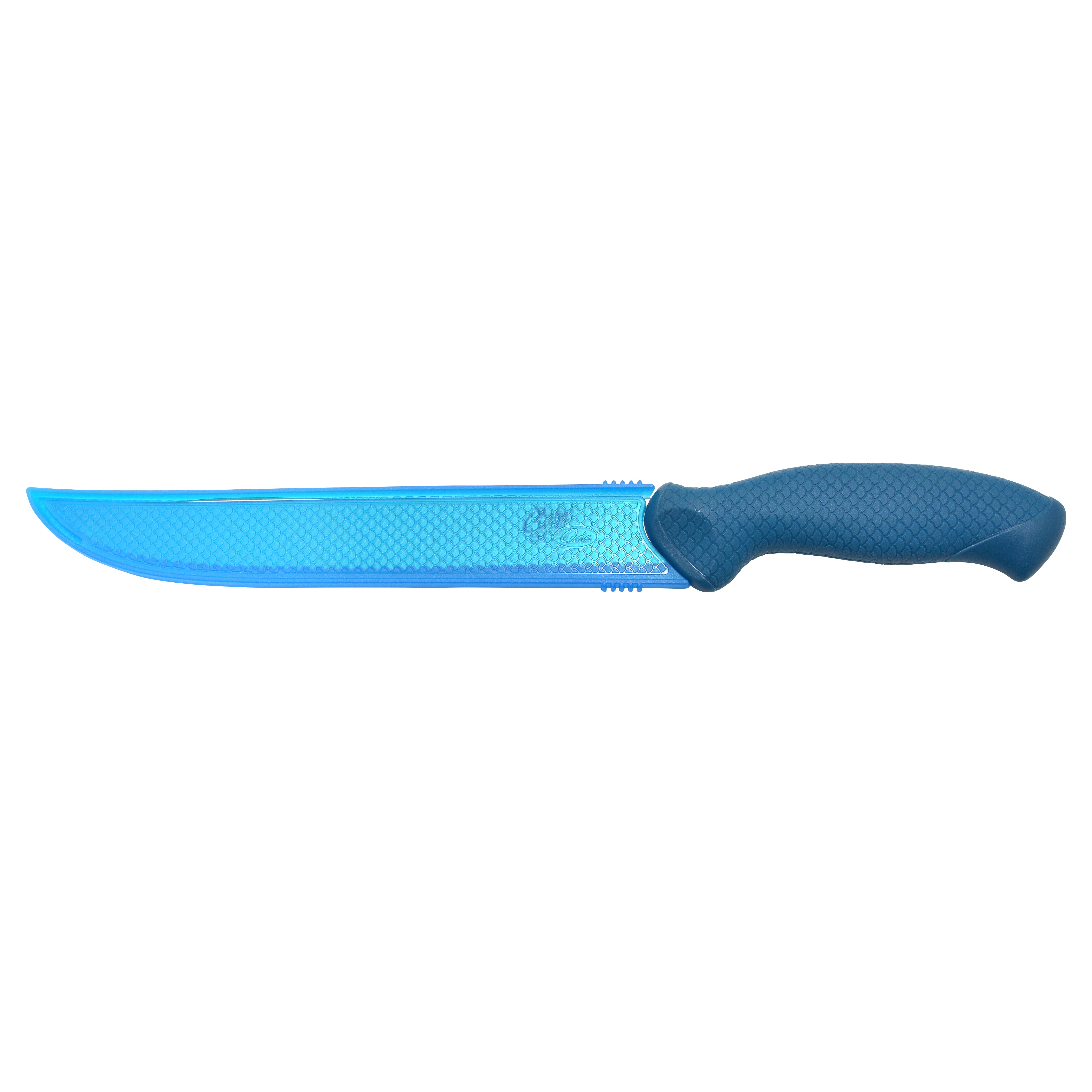 Cuda AquaTuff Carbide Edge 9" Serrated Utility Knife with Blade Cover for Fish