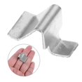 thumbnail image 4 of 10pcs Metal Cabinet Shelf Clips 8mm Iron Partition Boards Clips U Shaped Adjustable Shelf Brackets for Office Cabinets and Archive Shelves, 4 of 5