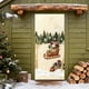 thumbnail image 5 of Cortina navideña para puerta | Cortina festiva con bordado 3D | Decoración de pared para el hogar | Decoración para la puerta principal y el interior | Decoración para fiestas y festivales, 5 of 6