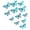 A001- Sky Blue, variant on 12 Pack,3D Butterfly Wall Decor,Butterfly Room Decor for Girls,Butterfly Party Decorations