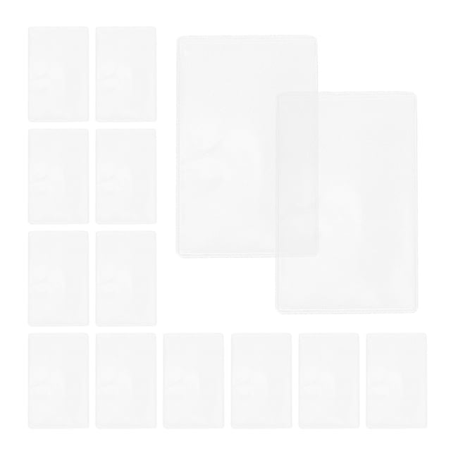 unbranded 50Ud Fundas Plásticas Para Tarjetas Con Transparencia Y Protección Contra Agua Y Suciedad