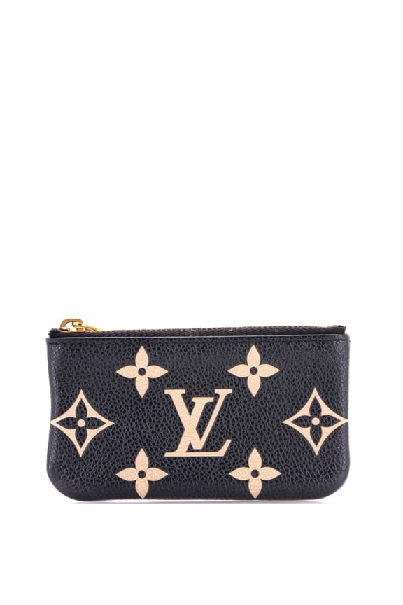 Pre-Owned Key Pouch Bicolor Monogram Empreinte Giant By Rebag
