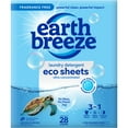 thumbnail image 2 of Earth Breeze Laundry Detergent Sheets, Fragrance-Free, Eco Friendly, 14 Count, 28 Loads, 2 of 11