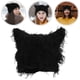 thumbnail image 3 of Gorro de invierno de punto desgastado con diseño de gato, con orejas de animal, grueso y cálido, holgado, para hombres y mujeres, actividades al aire libre, color negro, 3 of 8