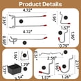 thumbnail image 4 of BN-LINK Pegboard Hooks, 114PCS Pegboard Accessories Organizer Kit, Pegboard Organizer Kit with Bins, Cups, Durable Metal Hooks for Tool Organization, Garage, Workshop, and Craft Storage, 4 of 6