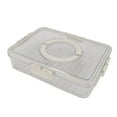 thumbnail image 4 of Fruit Storage Container, Sealing Refrigerator Organizer Box Lightweight Drain Storage Basket Box Multifunction Fridge Storage Containers Bins for Kitchen Restaurant, 4 of 8