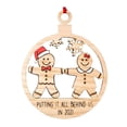 thumbnail image 3 of Colgante Gingerman, Decoraciones navideñas Decoraciones navideñas huecas de madera Colgante colgante para árbol de Navidad Lograr más, 3 of 6