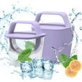 thumbnail image 3 of Skin Massage Ice Roller, Silicone with Ergonomic Handle, Bright Color Body Roller Accessory, 3 of 6