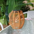 thumbnail image 4 of ¡Ganga del Día!, Luces solares para exteriores, luces colgantes para patios, jardines, balcones, candelabros decorativos con efecto de ambiente, lámparas de bambú portátiles de pie Akmoler, 4 of 8