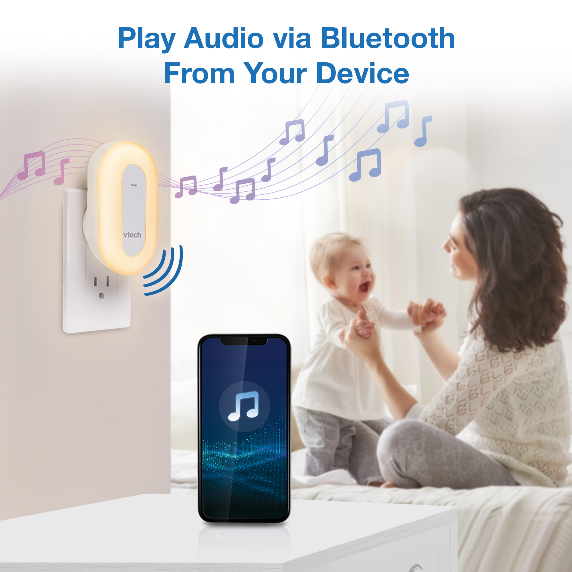 VTech V-Hush Sleep Training Soother with Bluetooth photo 5