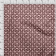 thumbnail image 4 of oneOone Cotton Flex Maroon Fabric Asian Block Dress Material Fabric Print Fabric By The Yard 40 Inch Wide, 4 of 4