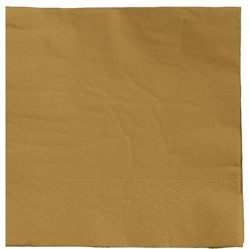 Exquisite Disposable Luncheon & Dinner Napkins Bulk 50 Count Gold