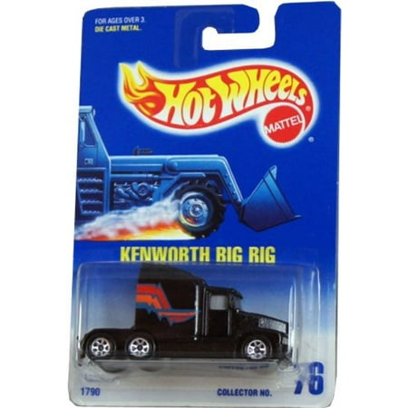Kenworth Big Rig - Kenworth Big Rig Hot Wheels Blue Card 1:64 Scale Collectible Die Cast Car Model #76