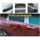 thumbnail image 5 of Car Door Handle Cover for Renault Kangoo II 2008-2019, Door Handle Trim Car Sticker for 4-Door Models, Black, 5 of 5