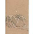 thumbnail image 2 of Francesco Lorenzi 11x14 Gold Ornate Wood Frame and Double Matted Museum Art Print Titled - Drapery Study (1760), 2 of 4