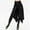 Black, variant on Spring Tops for Women Long Skirts for Women Summer Women Gothic Punk Asymmetric Lace-up Slit Front Skirt A-Line Skirt