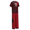 thumbnail image 5 of Red Black Anime Cosplay Costume Sets - for Gaming Conventions & Theatrical Halloween Dress Up, 5 of 7