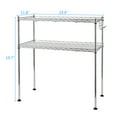 thumbnail image 3 of Veryke Kitchen Rack, Bakers Racks, Kitchen Corner Rack, Kitchen Shelving and Storage, Microwave Stand for Spice Rack Organizer Workstation, Silver, 3 of 5