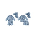 thumbnail image 2 of BemeyourBBs Toddler Baby Boy Girl Two Piece Swimsuit with Hat Kids Infant Bathing Suit Rash Guard Long Sleeve Swimming Tops Swim Trunks Shorts Set Zipper Sea Animal Swimwear Summer Beachwear UPF 50+, 2 of 9
