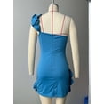 thumbnail image 5 of Off-Shoulder Ruffled Dress (S, Black), 5 of 6