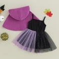 thumbnail image 4 of Fortune Tenue d'Halloween pour Bébé Fille Sans Manches Tutu Robe à Capuche 0-18 Mois, 4 of 8