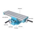 thumbnail image 3 of Bench Drill Work Table, High Stability Multifunctional  Slide Table Reliable Support Accurate Locating  for Drilling Milling Projects, 3 of 8