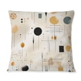 thumbnail image 2 of Designart "Minimalist Fern Serenity I" Floral Printed Throw Pillow, 2 of 5