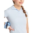 thumbnail image 4 of Justice Girls Uniform Short Sleeve Polo Shirt, Sizes XS-XLP, 4 of 4