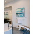 thumbnail image 6 of "Docked White Boats" Painting Print on Wrapped Canvas, 6 of 7