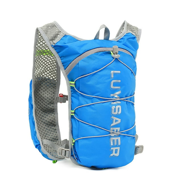 Sac à Dos Gilet d'Hydratation de Course, Sac à Dos Pack d'Hydratation, Sac à Dos d'Eau pour Randonnée Sentier Course Cyclisme Marathon pour Femmes Hommes, Poche à Eau Non Incluse