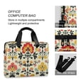 thumbnail image 4 of FORMRS 16" Laptop Bag Carrying Sleeve Case with Handle Travel Shoulder Briefcase, Beige Floral, 4 of 8
