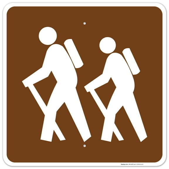 Trail Hiking Sign,