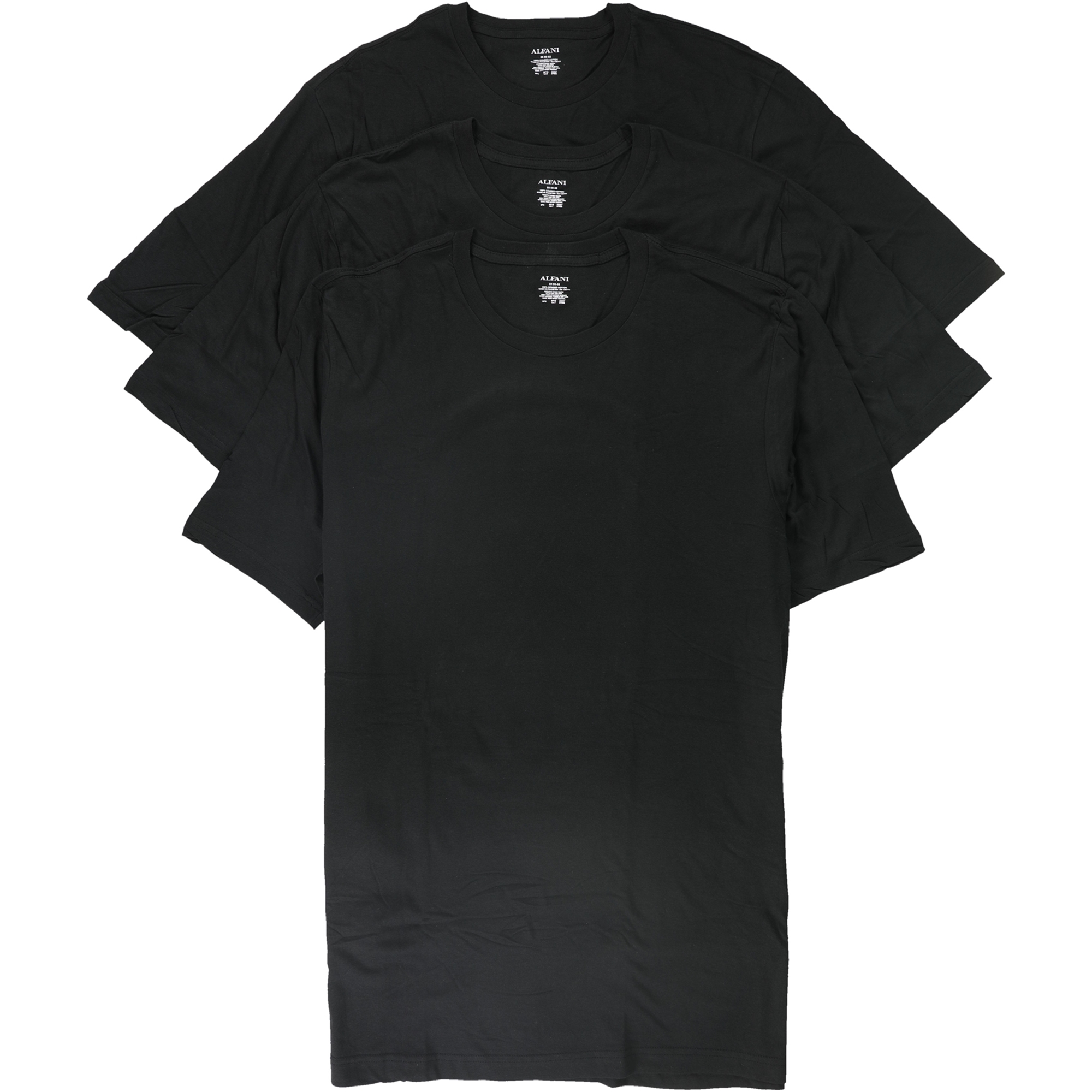 Alfani Mens 3 Pack Combed Cotton Basic 