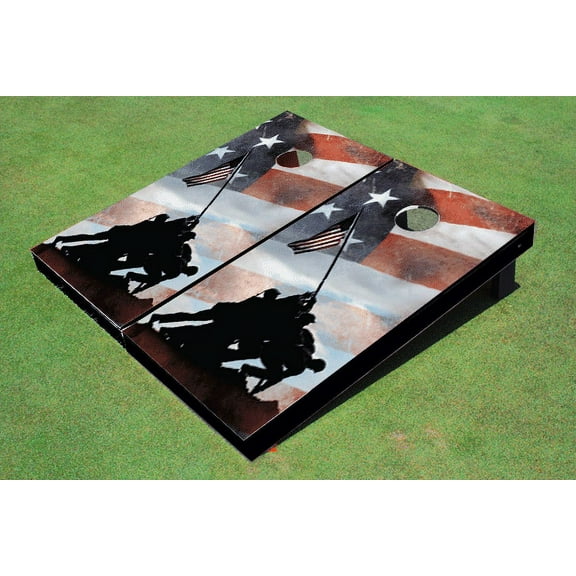 IWO JIMA Memorial Themed Cornhole Boards