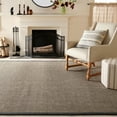 thumbnail image 2 of SAFAVIEH Martha Stewart Natural Fiber Bordered Area Rug, Natural/Dark Grey, 5' x 8', 2 of 7