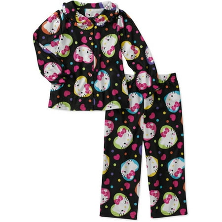 Baby Girls' 2-Piece Character Button Down Pajama Set