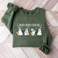 thumbnail image 2 of Boo Boo Crew Halloween Sweatshirt – Funny Ghost Nurse Pullover for Women & Men, Spooky Medical Crewneck, Cute Fall Gift for Nurses & Healthcare Workers, 2 of 6