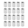 thumbnail image 2 of Coupling Nut, Female Thread 304 Stainless Steel Strong 20Pcs Professional M6 Round Connector Nut  for Repair, 2 of 8