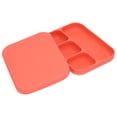 thumbnail image 3 of Yazoeia Assiette Alimentaire en Silicone pour Bébé avec Couvercle Résistant aux Chutes Plateau Repas pour Enfants Rouge MY320-20467, 3 of 13