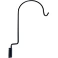 thumbnail image 2 of Deck Hanger Hook Black 12-Inch - Outdoor Hanging Planter Hook - Heavy Duty Metal Deck Hooks for Wall, Fence - Garden Decor Hanging Hooks, 2 of 2